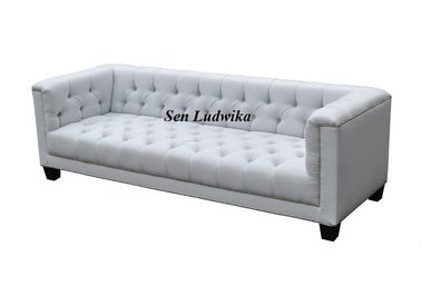 Design Couch Polster Sofas Textil Modern Sofagarnitur 3 + 1 Sitzer Chesterfield