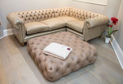 Ledersofa Ecksofa Sofa Couch Polster Chesterfield Eckgarnitur Garnitur Ecke Neu