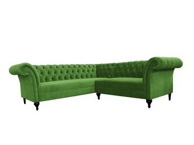 Chesterfield Ecksofa Eckcouch Designer Sofa Couch Samt Ledersofa SLIII Sofa ?95