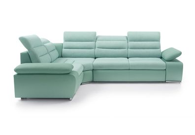 Ecksofa Wohnlandschaft Couch Polster Eckgarnitur Sofa Leder Eck Garnituren Neu