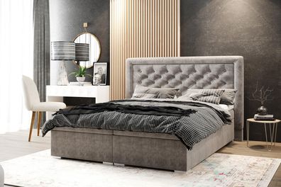 Schlafzimmer Chesterfield Boxspring Bett Doppel Betten Polster Kasten Funktion