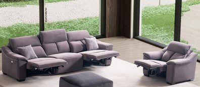 Verstellbare Kino Couch Sofagarnitur Couch Polster Sofa Multifunktion Sofas 3 + 1