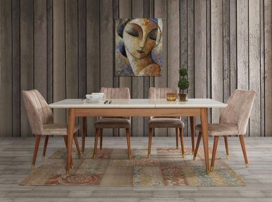 Esstisch Esszimmer Stil Modern Design Tisch Holz Möbel Luxus Tische