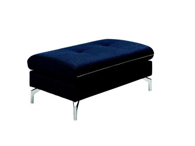 XXL Club Fußhocker Stoff Lounge Hocker Ottomane Pufa Textil Ottoman Designer Neu