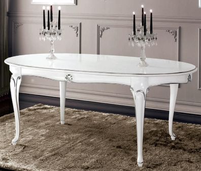 Esstisch Luxus Tisch Massiv Holz Möbel aus Italien Esszimmer Tische Einrichtung