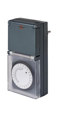 brennenstuhl Zeitschaltuhr 230 V 16 A B70xH125xT80mm IP44 anthrazit