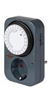 brennenstuhl Zeitschaltuhr 230 V 16 A B60xH105xT70mm IP44 anthrazit