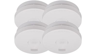 Rauchmelder RM L 3100 SET HxD 31x100mm Signalton 85dB weiß mBatterie/Befestigungsmat