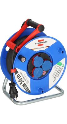 brennenstuhl Kabeltrommel Garant® Kabel-L.50m IP44 D.290mm Kabel: ummi schwarz IP44