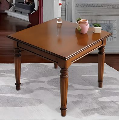 Side Table Living Room Brown Coffee Table Wooden Antique Style Furniture New