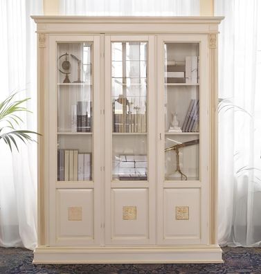 Filing Cabinet 215x165 cm Classic Office Showcase Files Cabinet Beige waredrobe