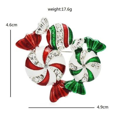 Süßigkeiten Schmuck, Bonbon Brosche, (B020326)