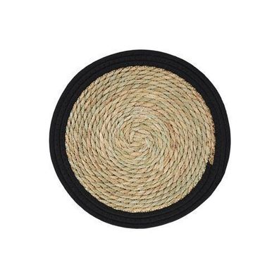 Tischmatte Boho Natural 30 cm schwarz Ambition