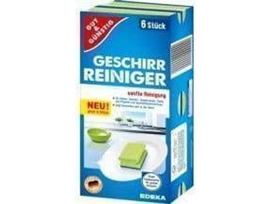 G&G Reinigungsschwämme für Geschirr und Gläser - 6 Stück