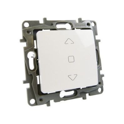 Jalousietaster Rolladentaster ultaweiß Unterputz 10A Niloe 3168