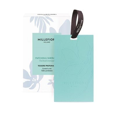 Millefiori Patchouli Smeraldo Duftkarten 3 Stück