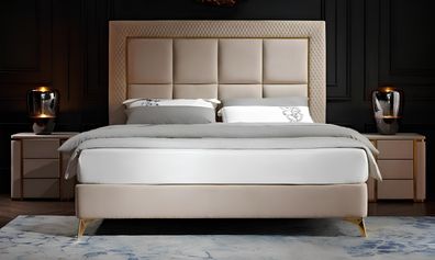 Design Luxus Doppel Hotel Betten Hotel Möbel Luxus Schlafzimmer Bett Polster Neu