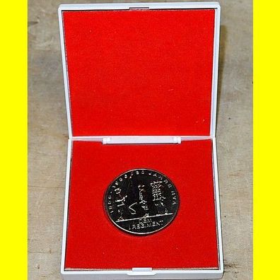 DDR Medaille - 30 Jahre NVA / dem I. Regiment in Schatulle