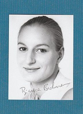 Bianca Bachmann ( Schauspielerin u. Musikkabarett ) - persönlich signiert