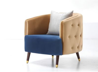 Sessel Couch Polster Designer Textil 1 Sitzer Polster Sitz Couchen Einsitzer Neu