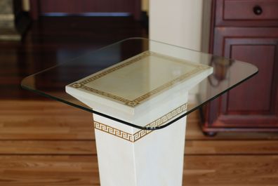 Medusa Roman Side Table Columns Table Living Room Decoration New Plaster Pillar