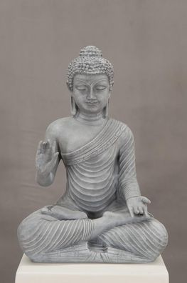 Living Room Religious Decoration Design Buddha Figure Statue Plaster Sculpture