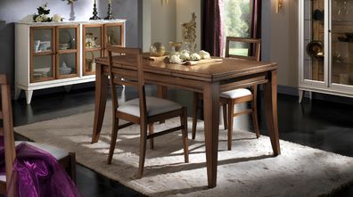 Esstisch Naturholz Retro Style Esszimmer Wohnzimmer Esstische Tische Tisch Möbel