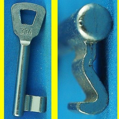 Weissensee Buntbartschlüssel System Pegau KURZ - Profil 334