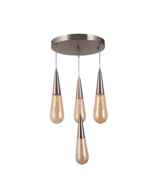 Kronleuchter Deckenkronlampe Deckenleuchter Deckenlampe Modern Beige