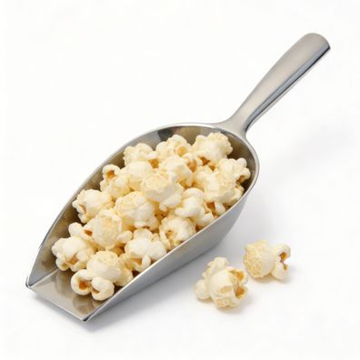 Haase Food Aluminiumschaufel 375 ml 29 cm mit Laffe – Abfüllschaufel