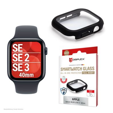 Displex Full Body Apple Watch SE 2/3, 40mm, black