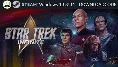 NEU PC Computer Spiel Star Trek Infinite für Windows 10 11 STEAM Download Code