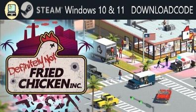 NEU PC Computer Spiel Definitely Not Fried Chicken für Windows 10 11 STEAM Download