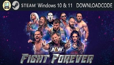 NEU PC Computer Spiel AEW Fight Forever für Windows 10 11 STEAM Downloadcode Key