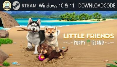 NEU PC Computer Spiel Little Friends Puppy Island für Windows 10 11 STEAM Code