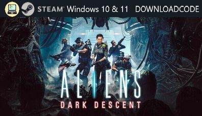 NEU PC Computer Spiel Aliens Dark Descent für Windows 10 11 STEAM Download Code