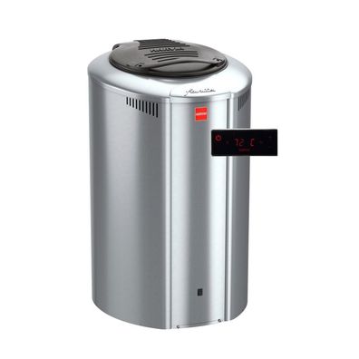 Harvia Forte AF6 6 kW Saunaofen Stainless mit Saunasteuerung Xafir Bedienteil