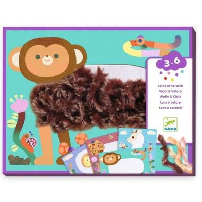 Djeco Bastelpackung - Flauschige Freunde