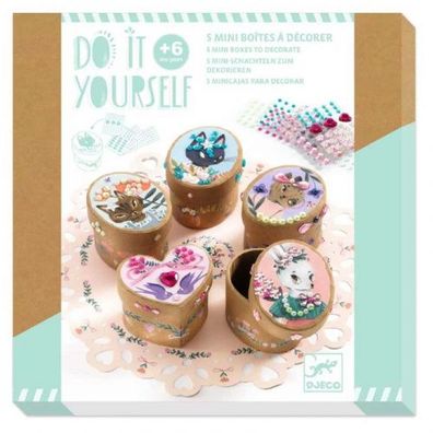 Djeco Do it yourself - 5 Mini Schachteln