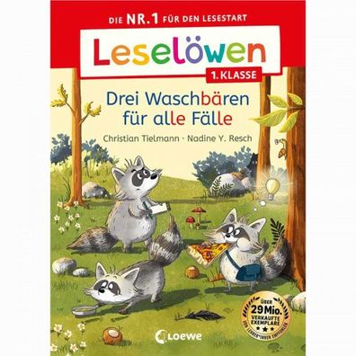 Loewe Leselöwen 1. Klasse - Drei Waschbären für alle Fälle