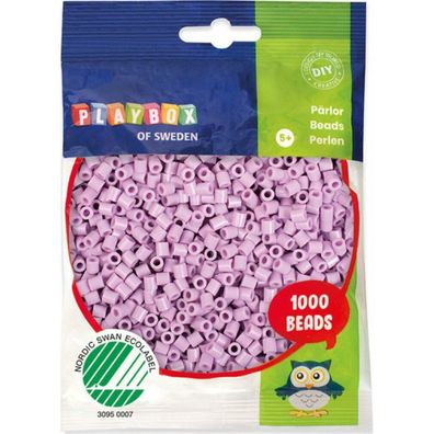 Playbox Bügelperlen pastell - lila 1000St
