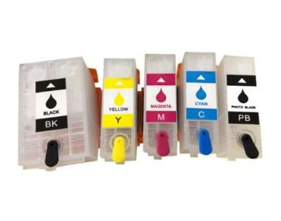 Inkpro - 5 nachfüllbare Patronen 202 XL für Epson XP-6000 6005 6100 6105