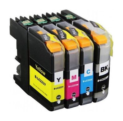 4 kompatible Patronen LC-223 für Brother DCP-J4120 DCP-562 MFC-J1140 MFC-J1150