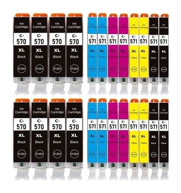 Druckerpatronen PGI-570 CLI-571 kompatibel mit Canon MG6850 MG6851 MG6852 MG6853