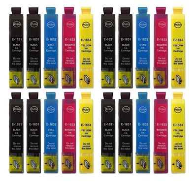 Inkpro kompatible Tintenpatronen T1631, T1632, T1633, T1634, T16 XL