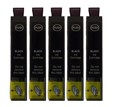 5 Patronen kompatibel mit 604XL schwarz für Epson WF-2910 2930 2935 2950
