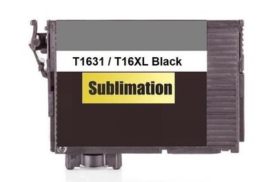 Sublimationstinte T16 XL schwarz für Epson WF-2630 2650 2660 2750 2760