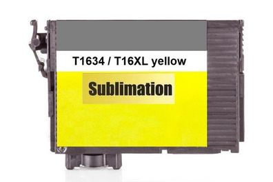 Sublimationstinte T16 XL gelb für Epson WF-2630 2650 2660 2750 2760