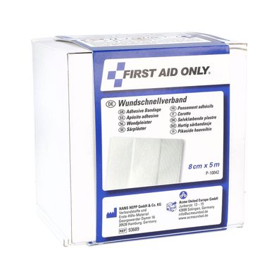 Wundschnellverband Pflaster 5 m x 8 cm elastisch hautfreundlich luftdurchlässig