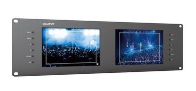Lilliput RM-7028S Doppel 7 Zoll Rackmount Monitorbrücke